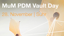 PDM Vault Day, Mensch und Maschine, Suhr, 28. November