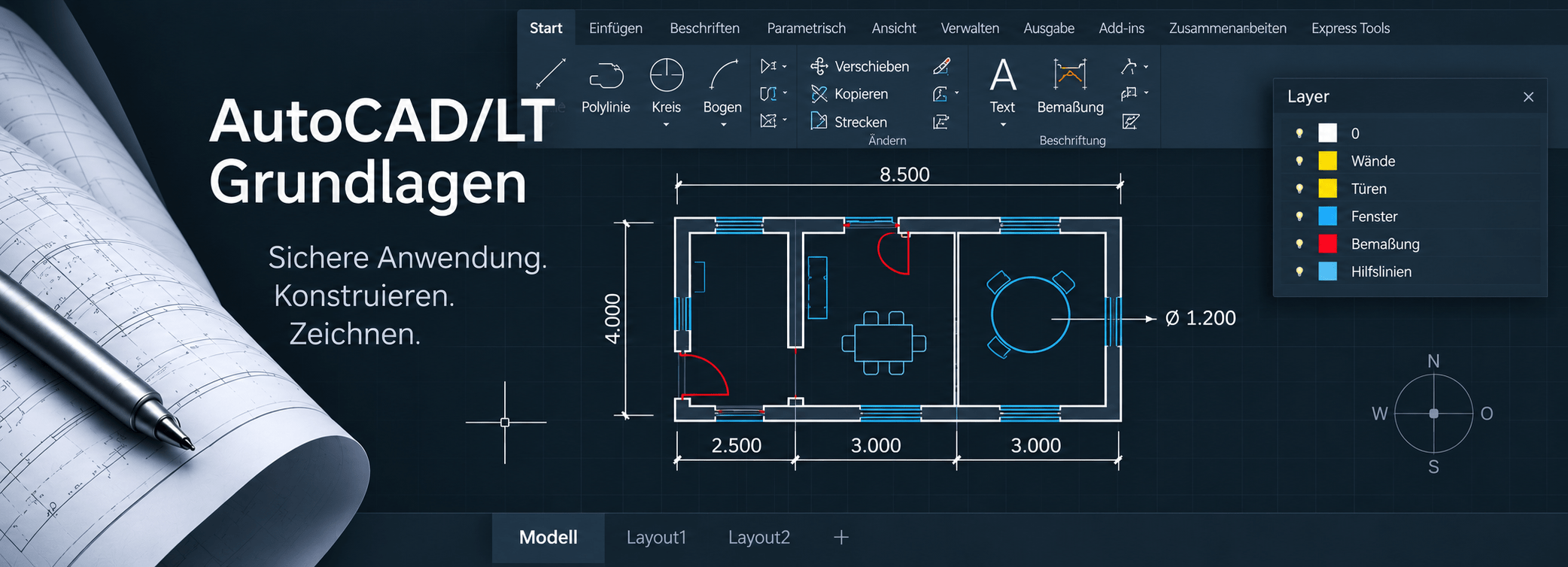 e-Learning | Autodesk AutoCAD/LT | Grundlagen