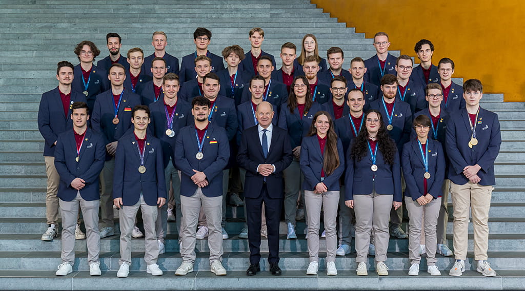WorldSkills Deutsches Team im Bundeskanzleramt