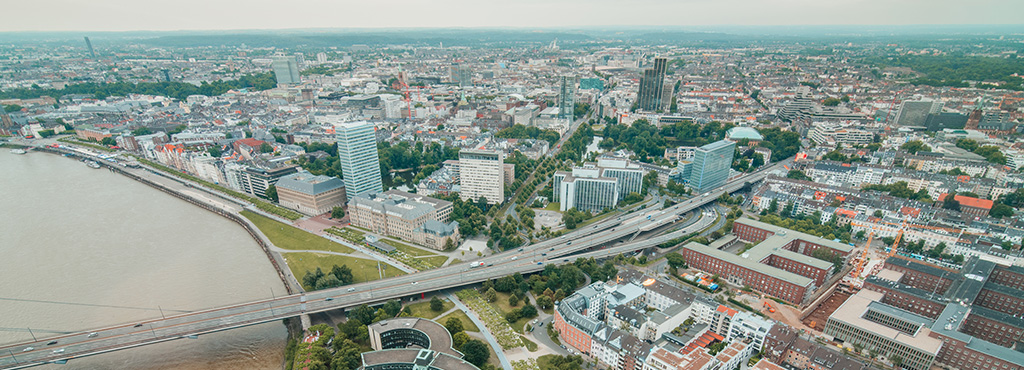Düsseldorf von oben