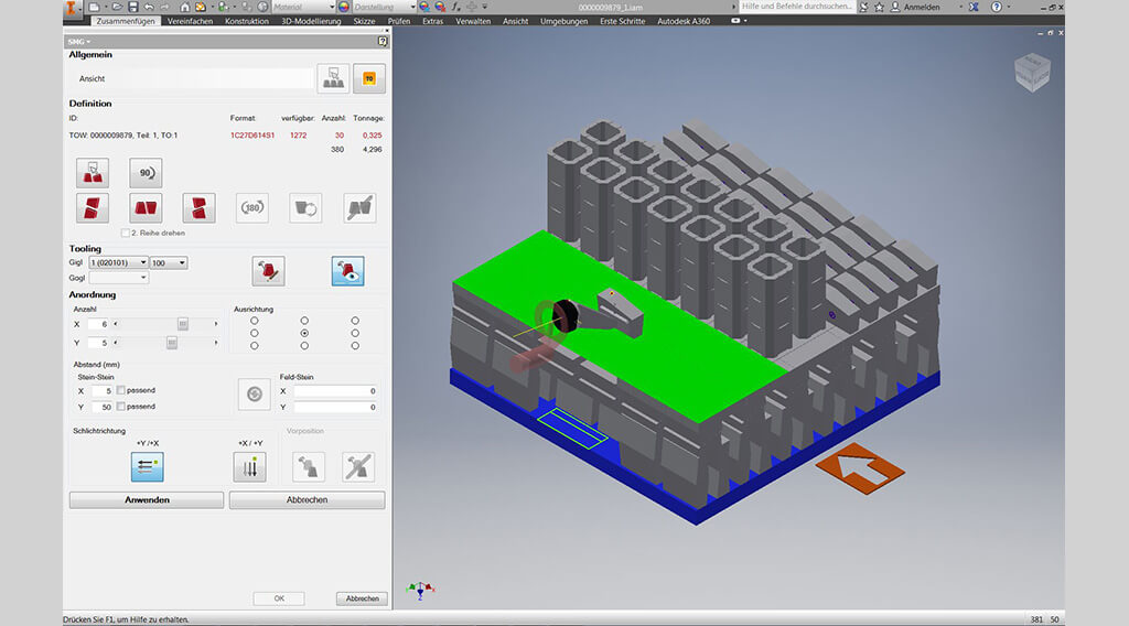 Magnesita - SMG platzieren