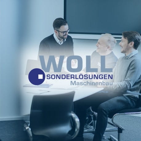 3D. Bewegt. Visual Components macht die Angebote der Woll Maschinenbau GmbH attraktiver und die Inbetriebnahme sicherer.