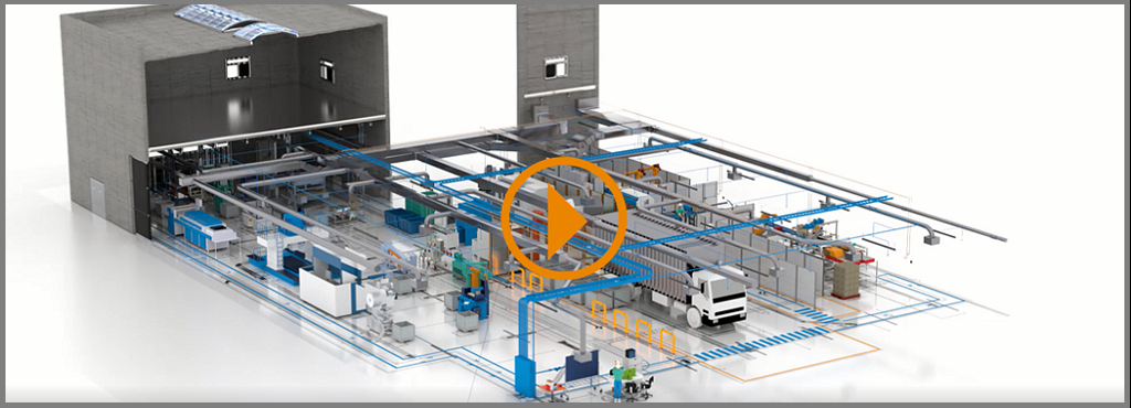 Animation Aufstellungsplanung 3D LayoutPlanung