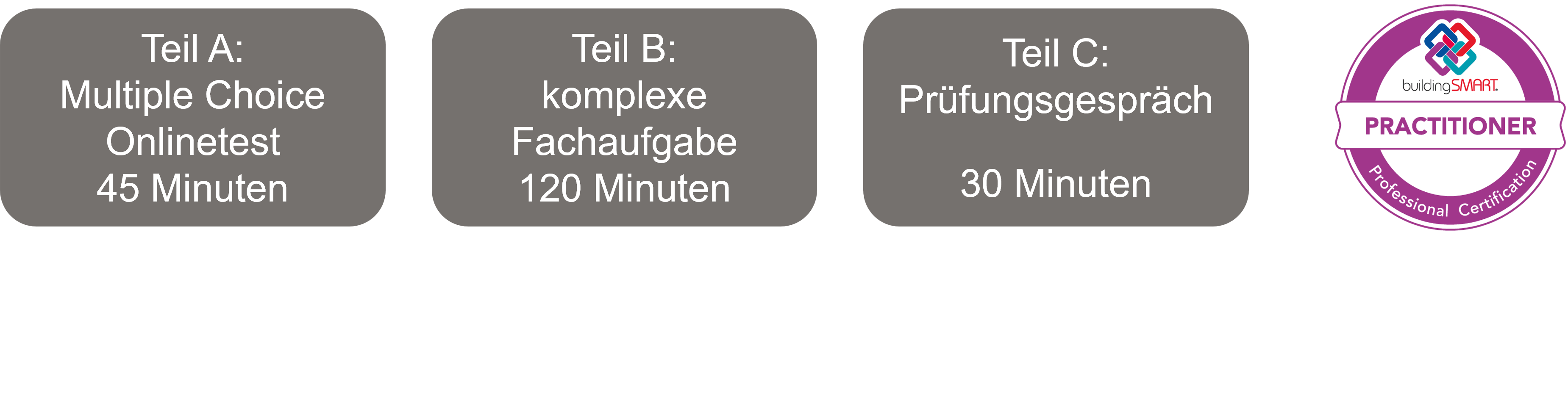 BIM Ready Grafik Practitioner Prüfungsablauf bei buildingSMART 