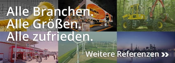 Weitere Referenzen von Mensch und Maschine